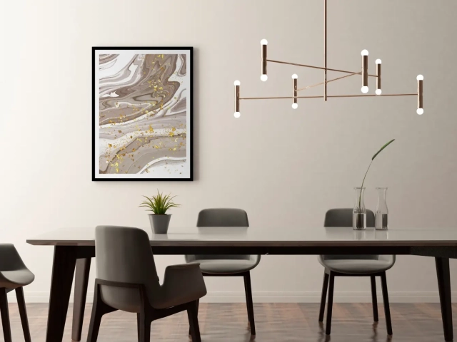 Lampa wisząca w jadalni