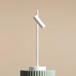 Minimalistische Schreibtischlampe TREVO TABLE ALL WHITE