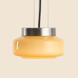 BONBON PENDANT S GINGER — designer pendant lamp with glass shade