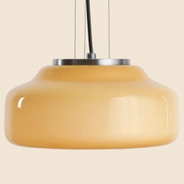 BONBON II PENDANT M GINGER — designer pendant lamp with glass shade