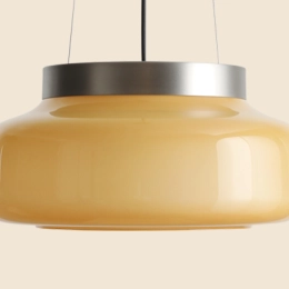 BONBON PENDANT L GINGER — large designer pendant lamp with glass shade
