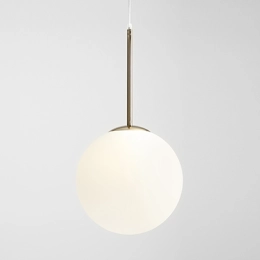 Lampada a sospensione sferica di grande effetto BOSSO 1 GOLD (30cm)