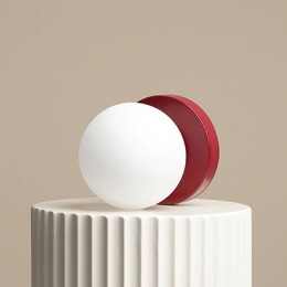 Lampada da tavolo bordeaux BALL TABLE RED WINE