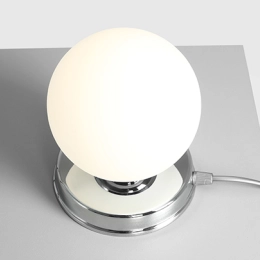 Night lamp BALL TABLE SMALL CHROME