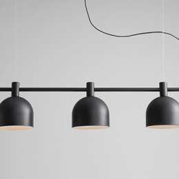Lampada a sospensione BERYL 3 BLACK
