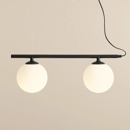Moderna lampada a sospensione BERYL GLASS BLACK 2