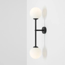 Plafon minimalista da parete o soffitto ARIA WALL SHORT BLACK