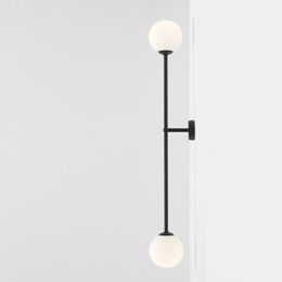 Minimalist wall or ceiling plafond ARIA WALL LONG BLACK