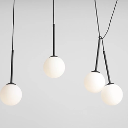 Moderna lampada a sospensione BOSSO 4 BLACK
